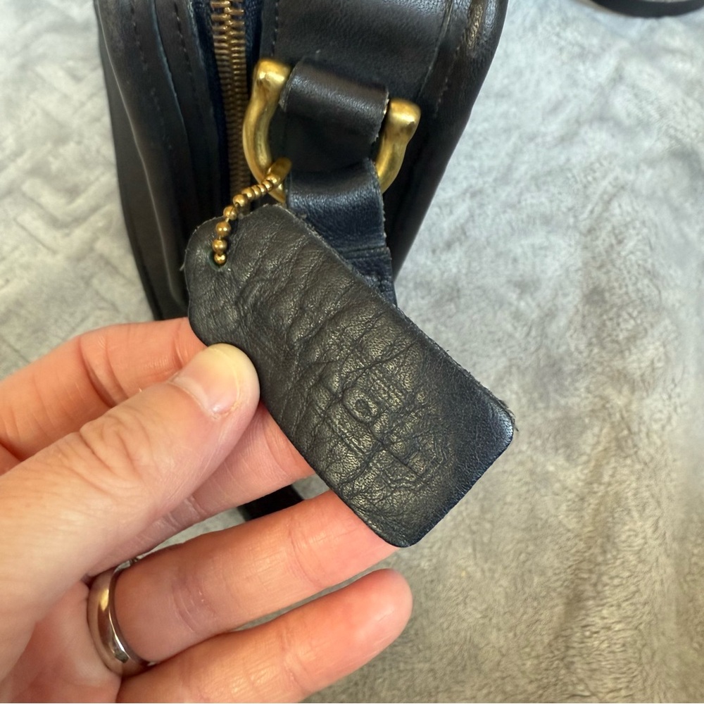 Coach Swingpack Crossbody Style 9974 in Signature Leather Black - Picture 6 of 13